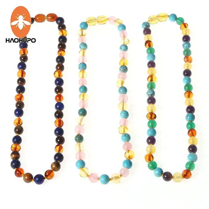 Collier en ambre naturel