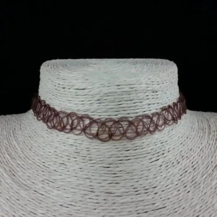 Bijoux gothiques à la mode, tatouage extensible, ras du cou, Vintage, élastique, rétro, pour femmes