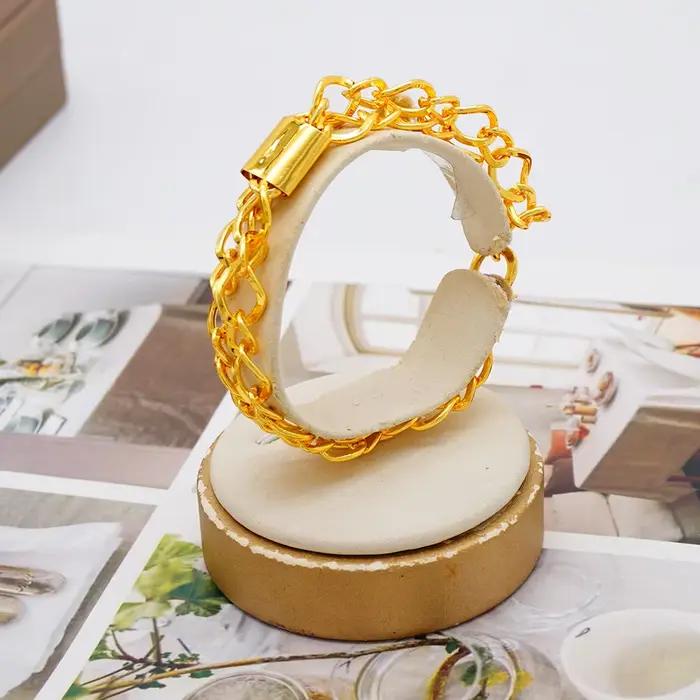 Ensemble de bijoux de luxe couleur or pour femmes