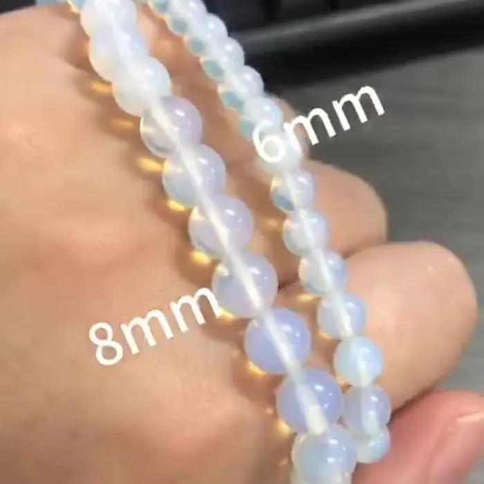 AAAAA 4/6/8mm bijoux chanceux Citrines naturelles Bracelet Citrine cristal pierre perle