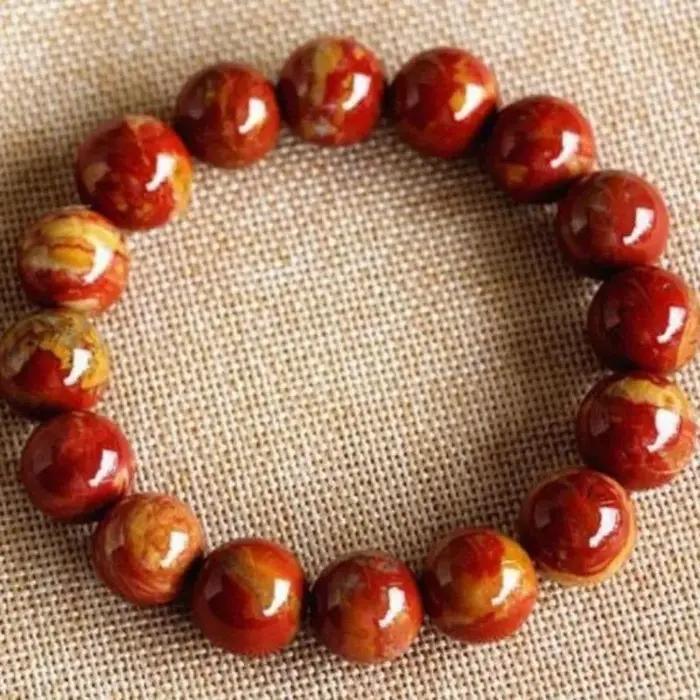 Bracelet en agate, bijoux classiques simples pour hommes et femmes