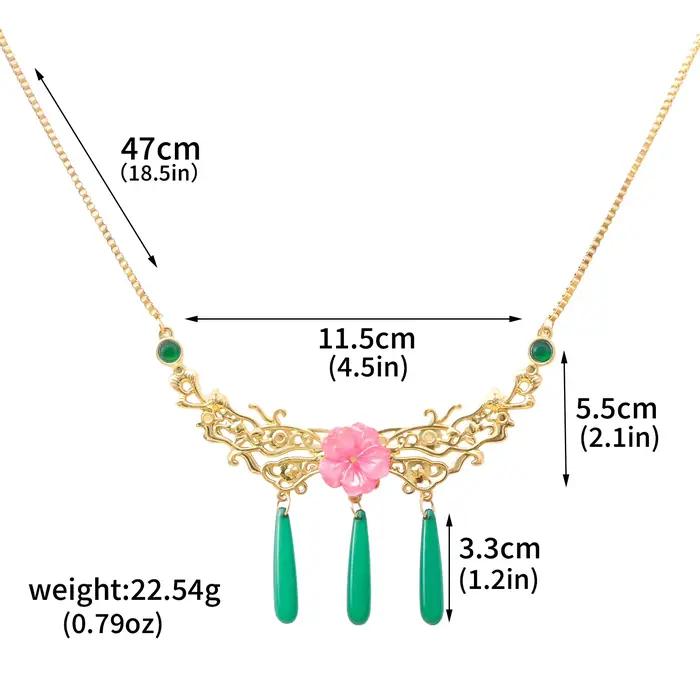 Collier et boucles d'oreilles pour femmes et filles