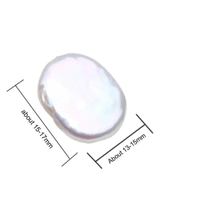 Grand pendentif en perles baroques naturelles originales pour femmes