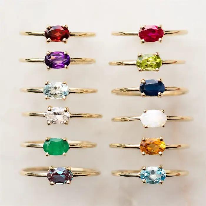 Bague de mariage naren pierre de bonbon pour femme