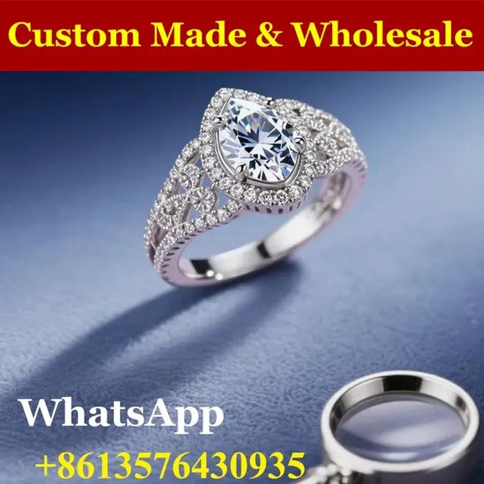 Ensemble de bijoux personnalisables en or blanc avec diamants cultivés en laboratoire pour homme et femme occasions spéciales