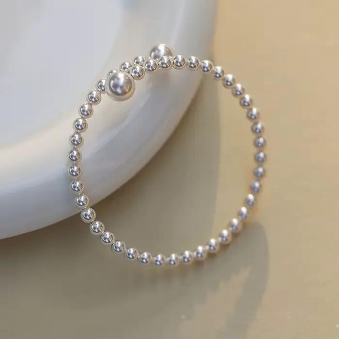 Bracelet de Perles Extensible pour Femme, Bijoux Cadeau, 1 Pièce