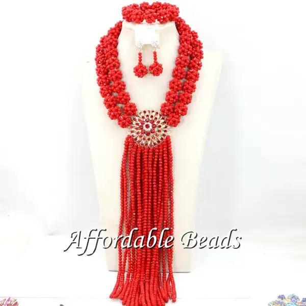 Ensemble de bijoux fantaisie Champagne pour femmes, ensemble de perles africaines de mariage, meilleur article, vente en gros, nouvelle collection