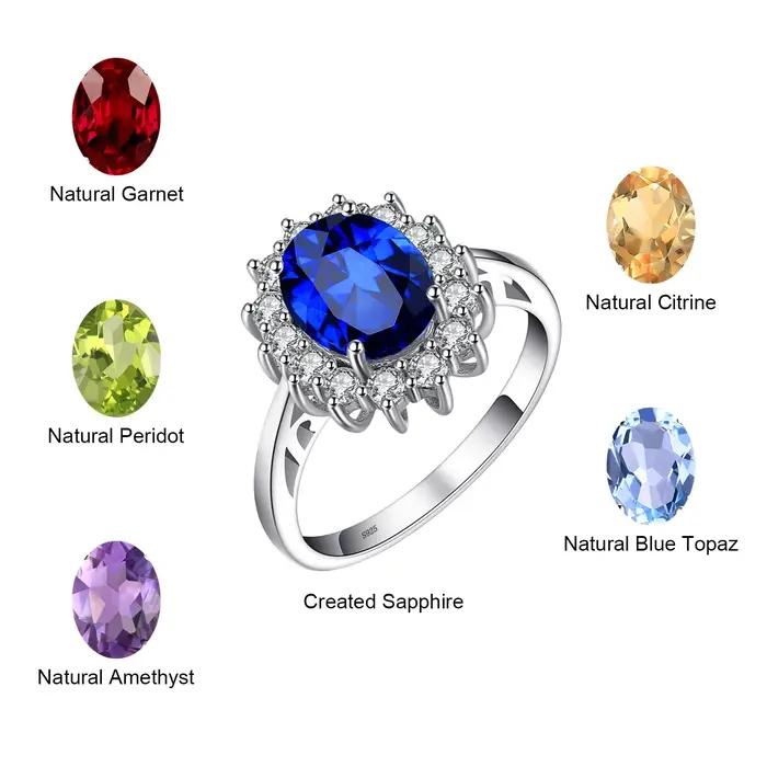 Bague de fiançailles princesse Diana en argent Sterling 925