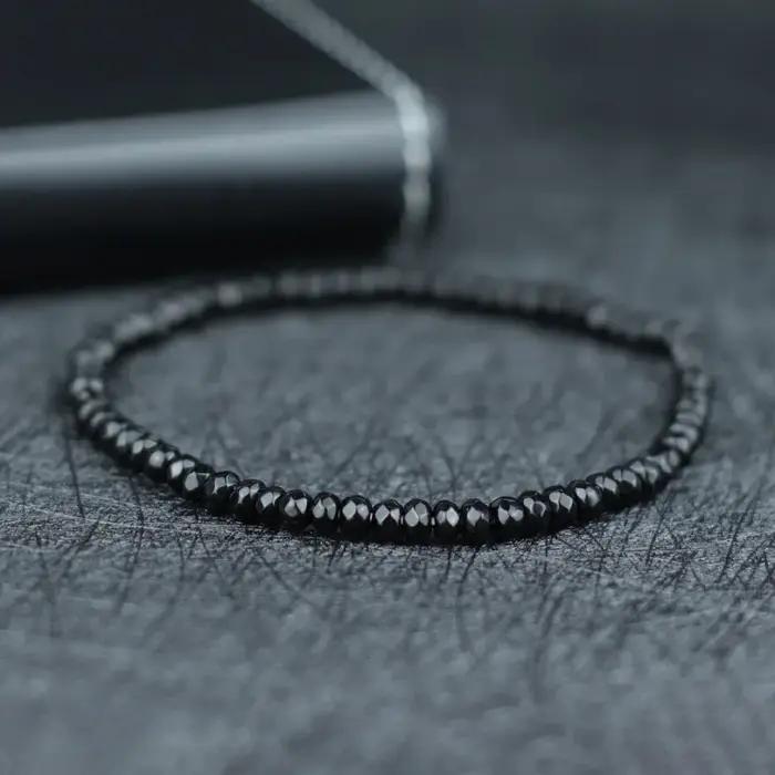 Bracelet de perles de pierres précieuses colorées pour hommes et femmes