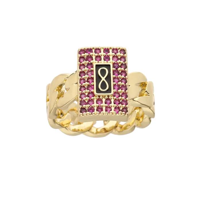 Bague Monaco plaquée or 14 carats