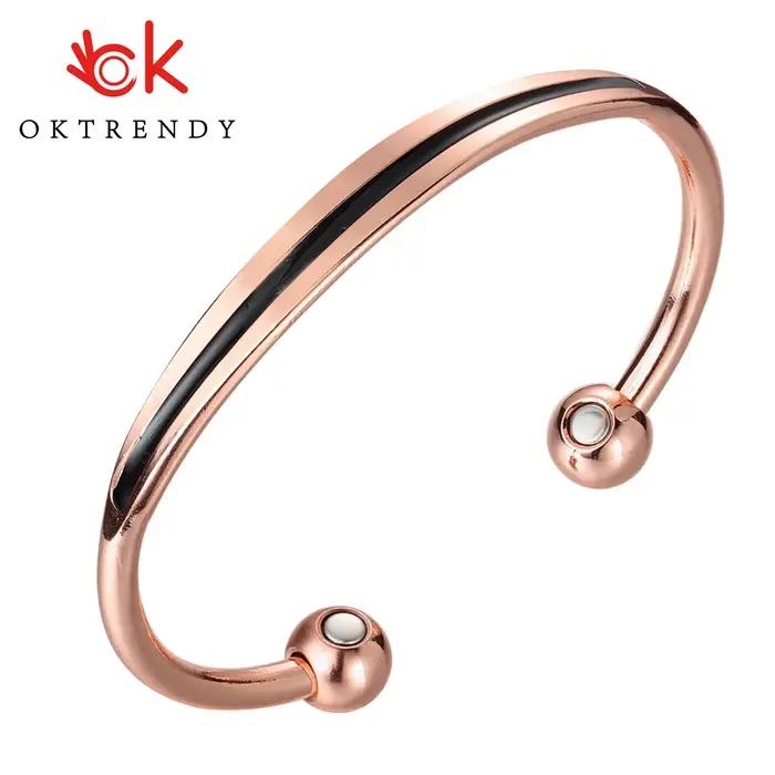 OKtrendy bohême émail manchette Bracelets