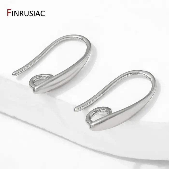 Crochet de boucle d'oreille lisse en laiton plaqué or 14K pour femmes, bijoux à bricoler soi-même, accessoires de fabrication de bijoux pour occasions spéciales
