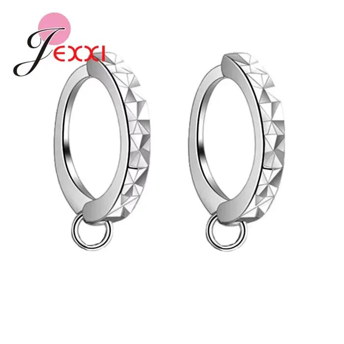 Lot de 20 boucles d'oreilles en argent Sterling 925 pour femme, accessoires de bricolage, livraison rapide, prix de gros