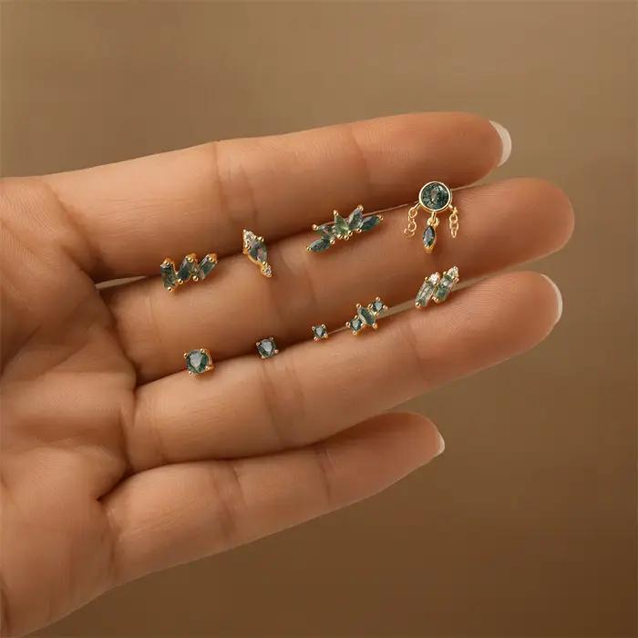 Aide – boucles d'oreilles en Agate pour femmes