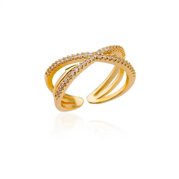 Baguette pierre Vintage anneaux pour femmes élégant couleur or acier inoxydable géométrie Anillos fête quotidien accessoires bijoux cadeau
