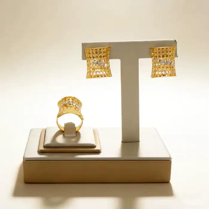 Ensemble de bijoux plaqués or de dubaï