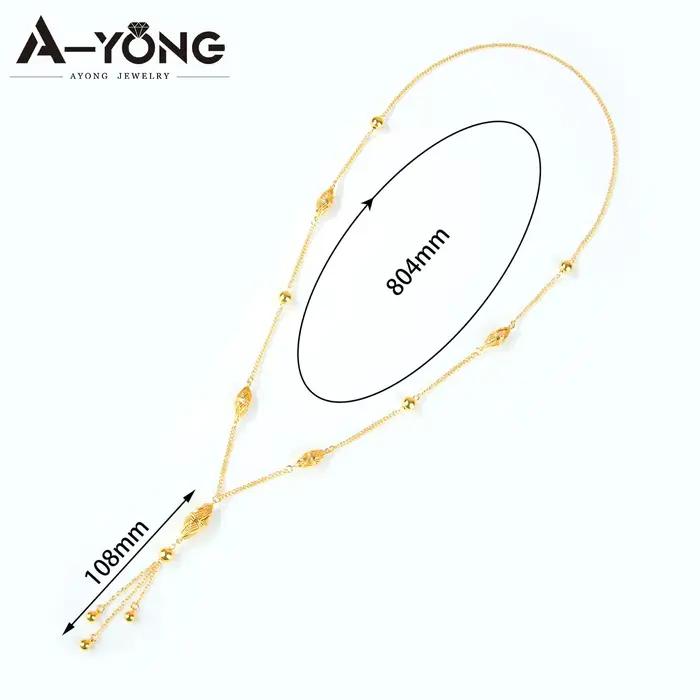 Collier pendentif à la mode de dubaï