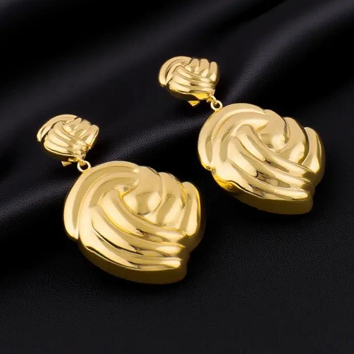 Ensemble de bijoux couleur or dubaï pour mariée