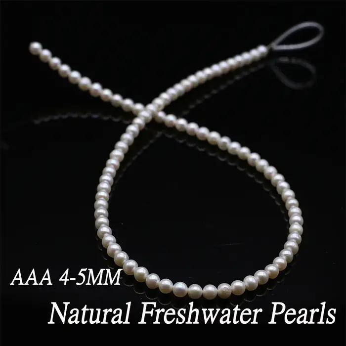 Perles de culture d'eau douce naturelles