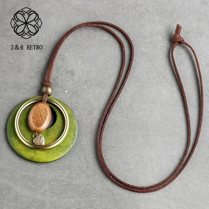 Collier en bois avec pendentif Best Friends pour femmes cadeau d'anniversaire fiançailles partys mariage