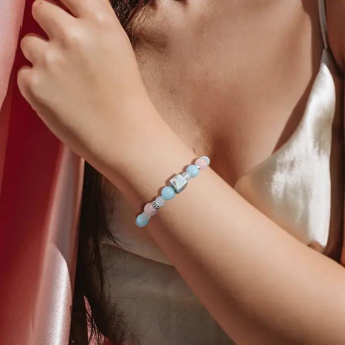 Bracelet en Pierre Naturelle Exquise pour Femme