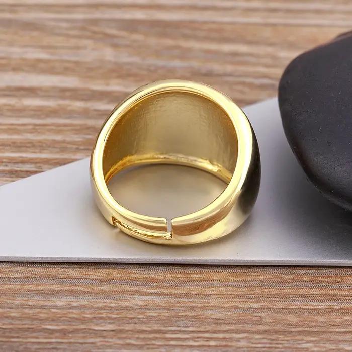 Nidin nouvelle mode bohême coloré éternité bague pour les femmes fiançailles mariage arc-en-ciel couleur classique bagues bijoux