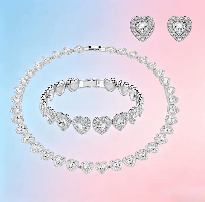Ensemble de bijoux de luxe exquis de haute qualité UE 2026, bijoux de mariage simples et élégants