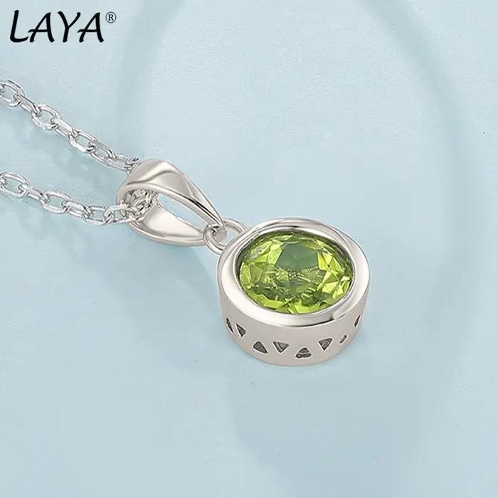 LAYA – collier avec pendentif en argent Sterling 925