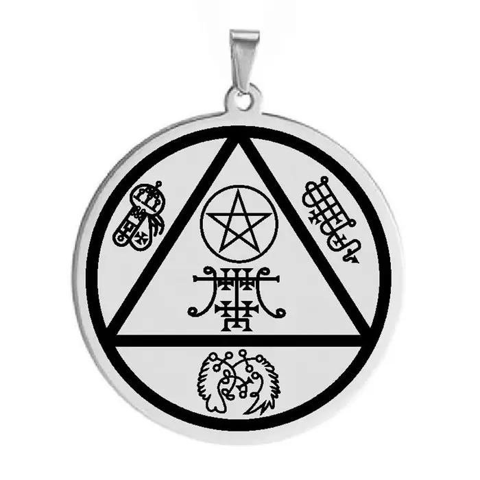 Bijoux spirituels, meilleur Talisman d'argent pour attirer l'argent avec 4 amulette d'esprit d'avant