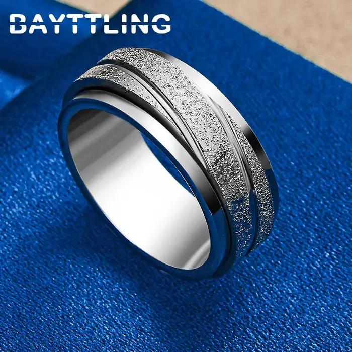 Bague givrée argent sterling 925 élégante pour femmes occasions spéciales partys mariages anniversaires