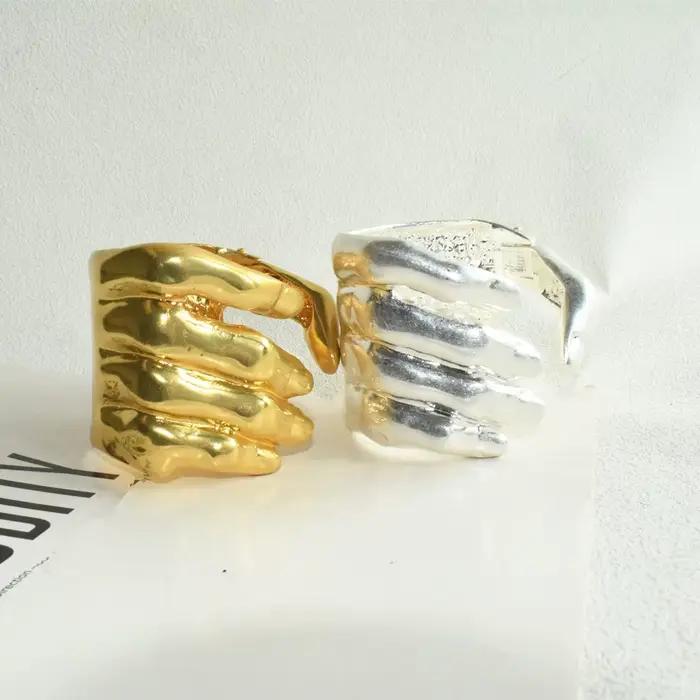 Bracelet de style vintage en alliage plaqué or pour femme, bijou fantaisie pour soirée et spectacle original fée élégant doré occasions spéciales