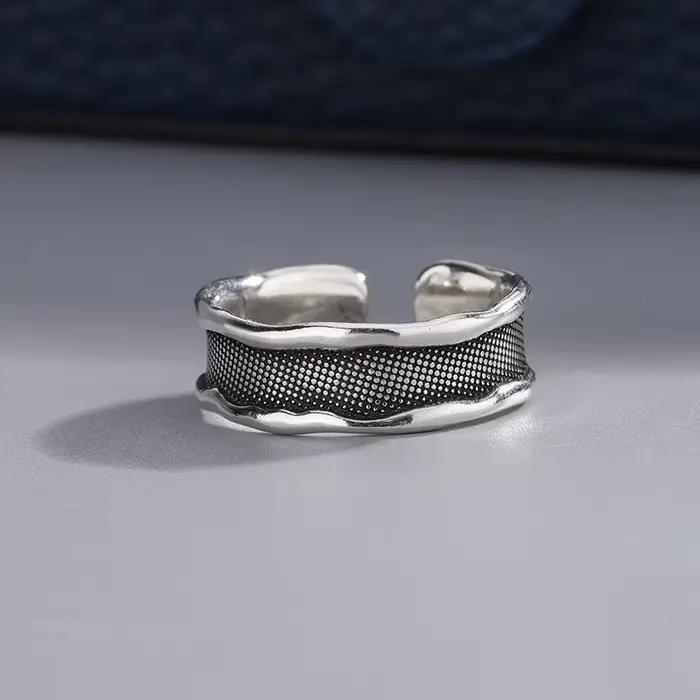 Bagues de fiançailles empilables en argent sterling 925 pour femmes styles classiques et irréguliers bijoux de luxe accessoires pour dames occasions spéciales