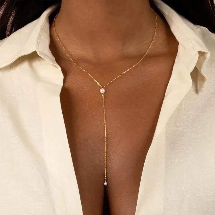 EManco – collier élégant en forme de Y