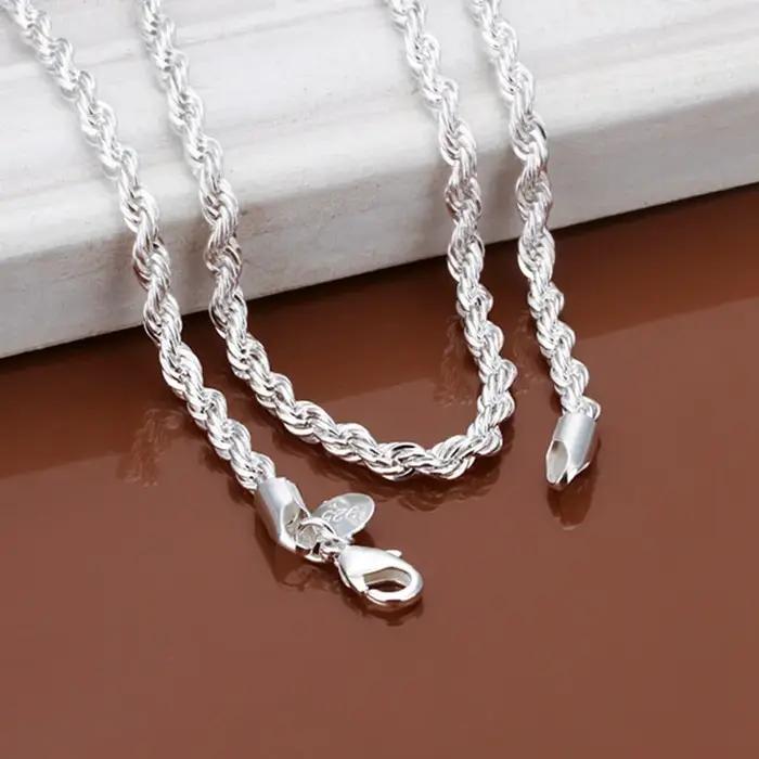 Ensemble de bijoux plaqués argent pour femmes et hommes