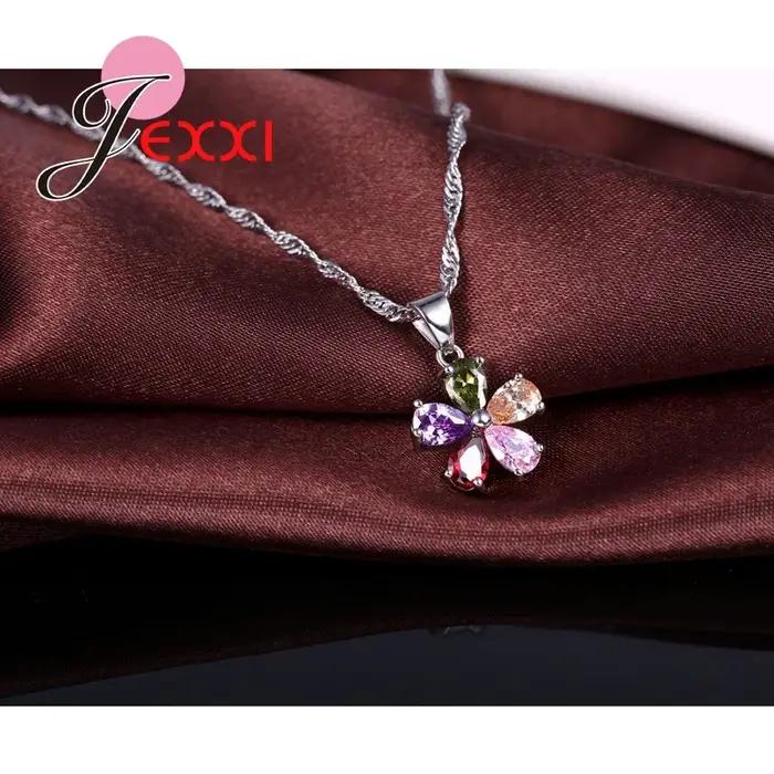 Ensemble de bijoux de mariage en cristal autrichien