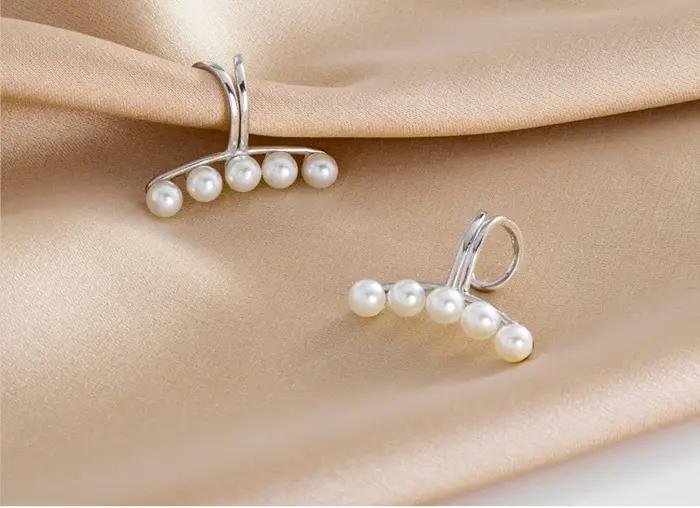 Metiseko – boucles d'oreilles en argent Sterling 925 et perles