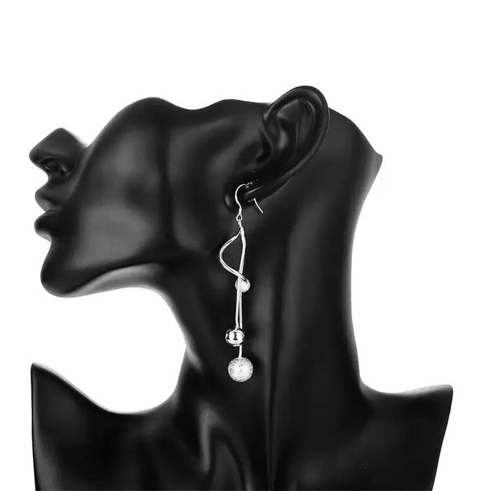 Boucles d'oreilles en argent sterling 925 pour femmes