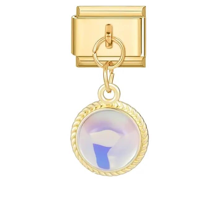 Pendentif Baleine Méduse Étoile Mer Queue Poisson Or Bracelet Ajustement 9mm Lasperal Occasions Spéciales