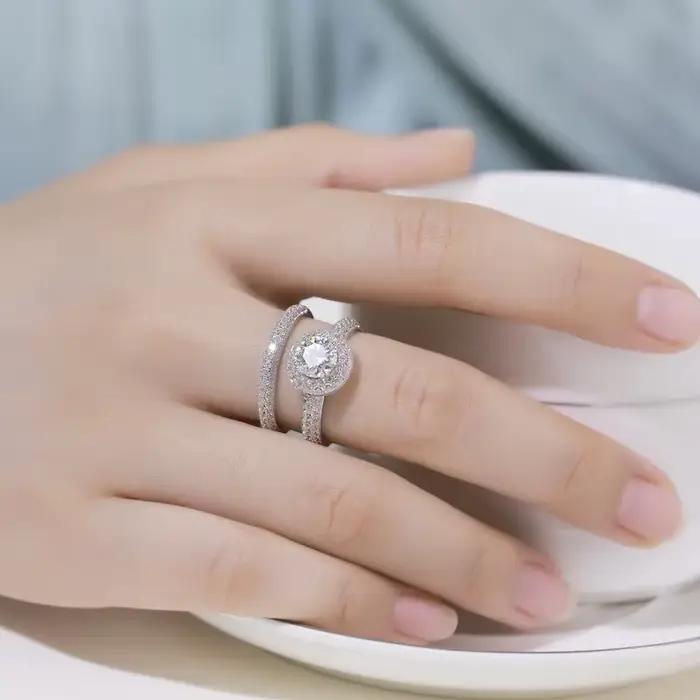 Metis – bague de luxe en Moissanite, certificat GRA, bagues en diamant de laboratoire, bijoux de mariage pour femmes, plaqué or 18 carats, argent S925