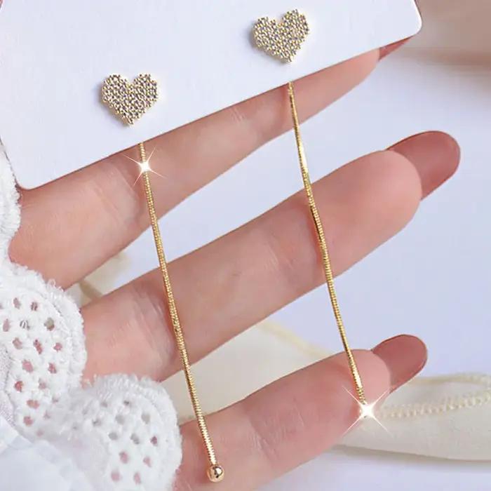 Boucles d'oreilles en or 14 carats pour femmes