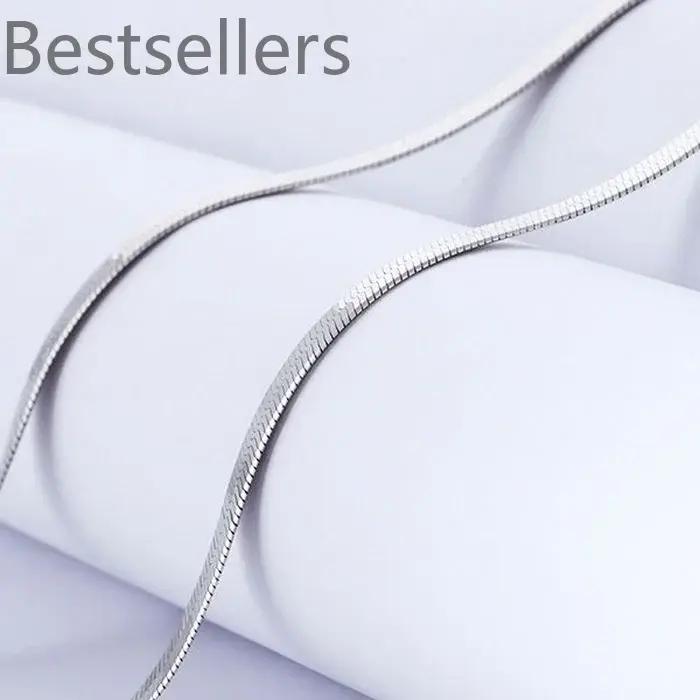 Collier chaîne en argent 925 de 4MM pour femmes