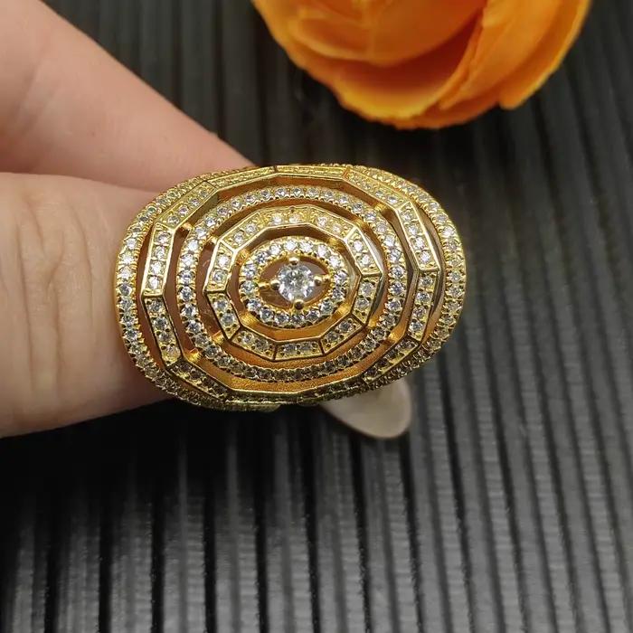 Bague Quotidienne VKVVA Fashion Dy Jewelry en Cristal Coloré et Pierres Précieuses Géométriques pour Femme, Cadeau d'Anniversaire Unique