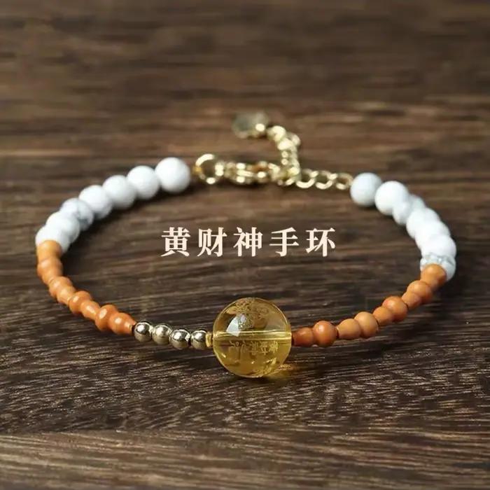 Bracelet de prière scénique du Temple pour femme, Manjusri Bodhisattva, carrière académique Dawei, t