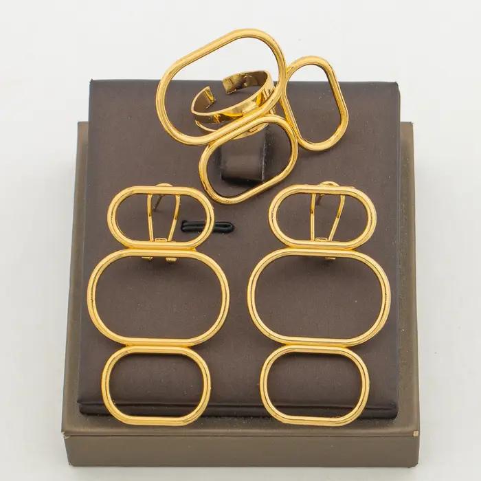 Ensemble de bijoux de luxe 2 pièces pour femmes
