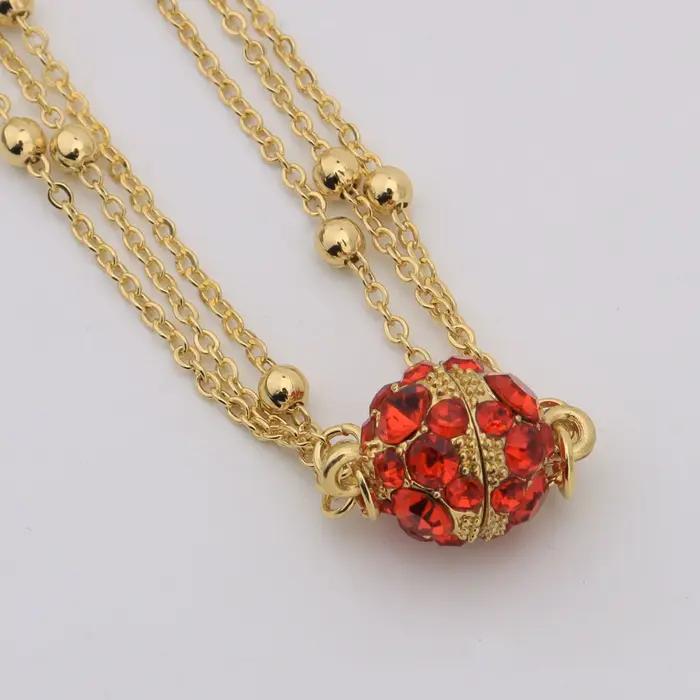 Ensemble de bijoux de luxe couleur or pour femmes, mode de mariée, micro incrusté de cristal, boucles d'oreilles, collier, cadeau de banquet africain de mariage, soirée de gala, occasion spéciale