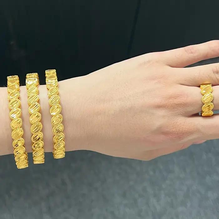 Bracelet bohème en or dubaï 24k pour femmes