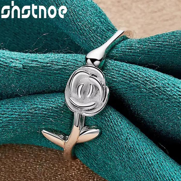 Bague en or 18 carats en forme de fleur de rose réglable pour femmes occasions spéciales mariage fiançailles cérémonies
