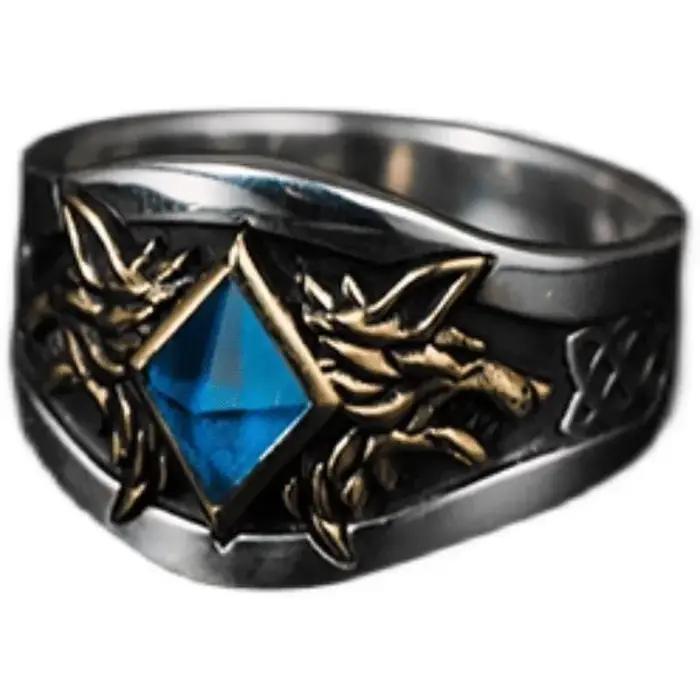 Bague Ruth rétro de luxe tendance, design élégant et populaire