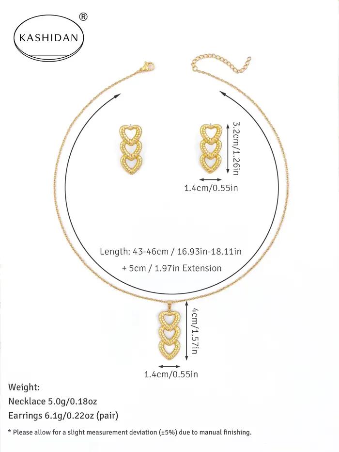 Ensemble de bijoux en acier inoxydable tendance pour femmes, collier minimaliste avec pendentif en s