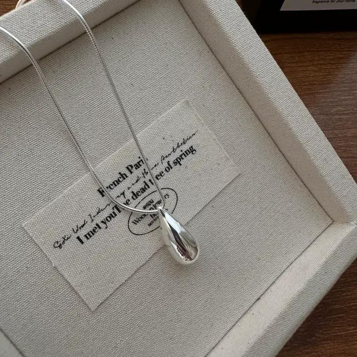 Collier de luxe en argent Sterling 925 pour femmes